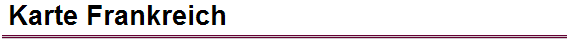 Karte Frankreich